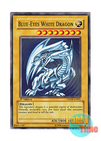 英語版 DPKB-EN001 Blue-Eyes White Dragon 青眼の白龍 (スーパーレア