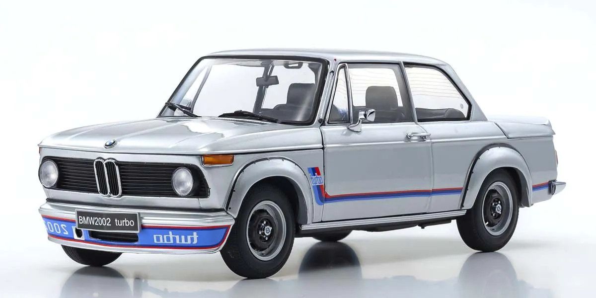 1/18 Scale BMW 2002 Turbo Silver Model| Hobby Recreation Products