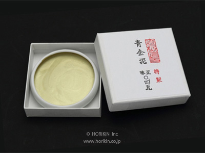 純金泥 鉄鉢入 | 用途・製品から探す | 堀金箔粉（HORIKIN）