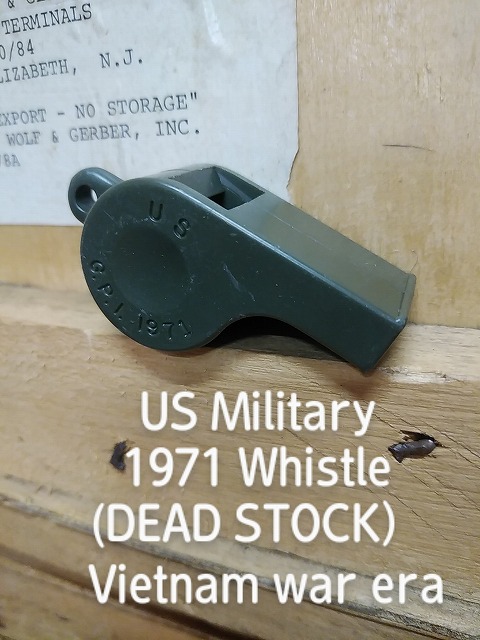 米軍1971年 ホイッスル（DEAD STOCK） VIETNAM WAR ERA ハテナ堂