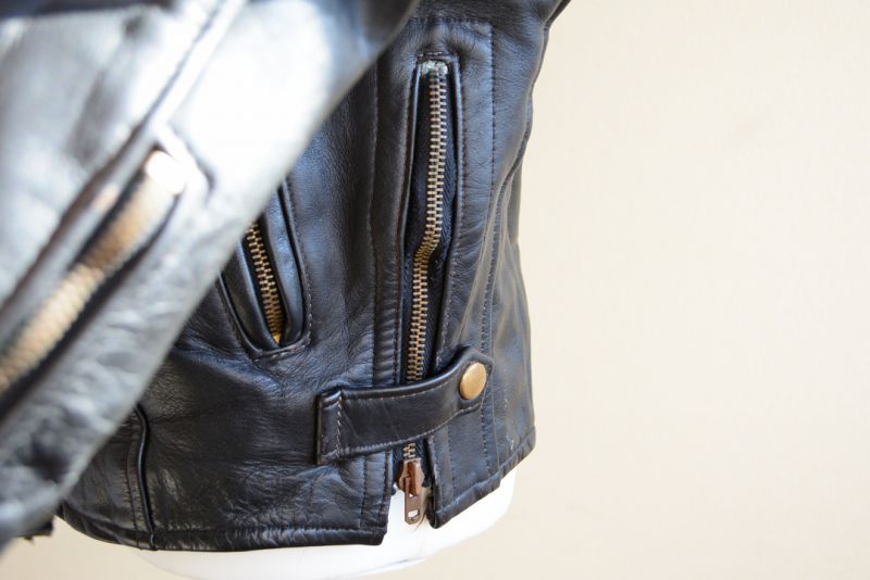 1980s BRANDED GARMENTS シングルライダースジャケット 表記38 - 古着