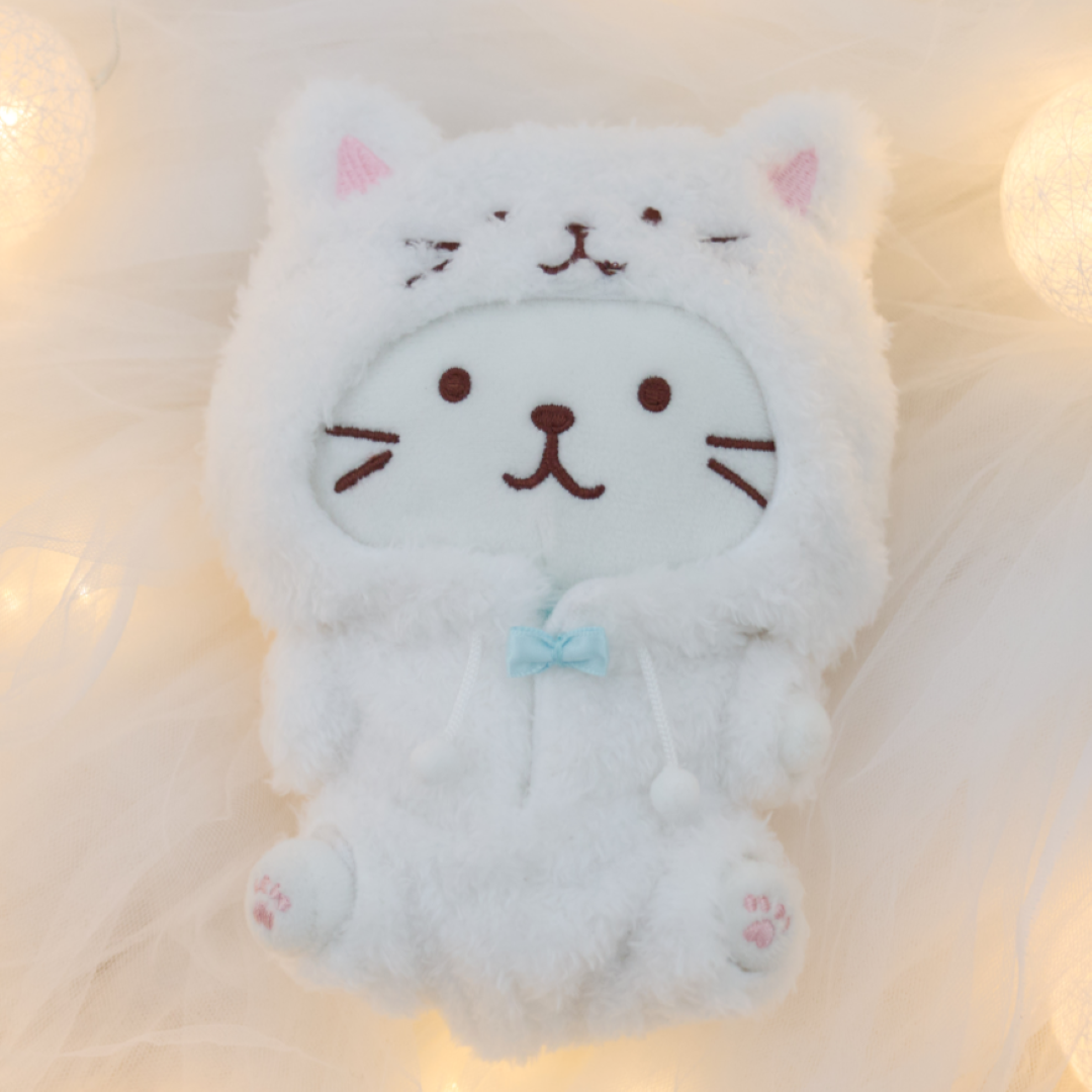 ふくふくにゃんこ 着せ替えにゃりきりパジャマ（しろたまちゃん