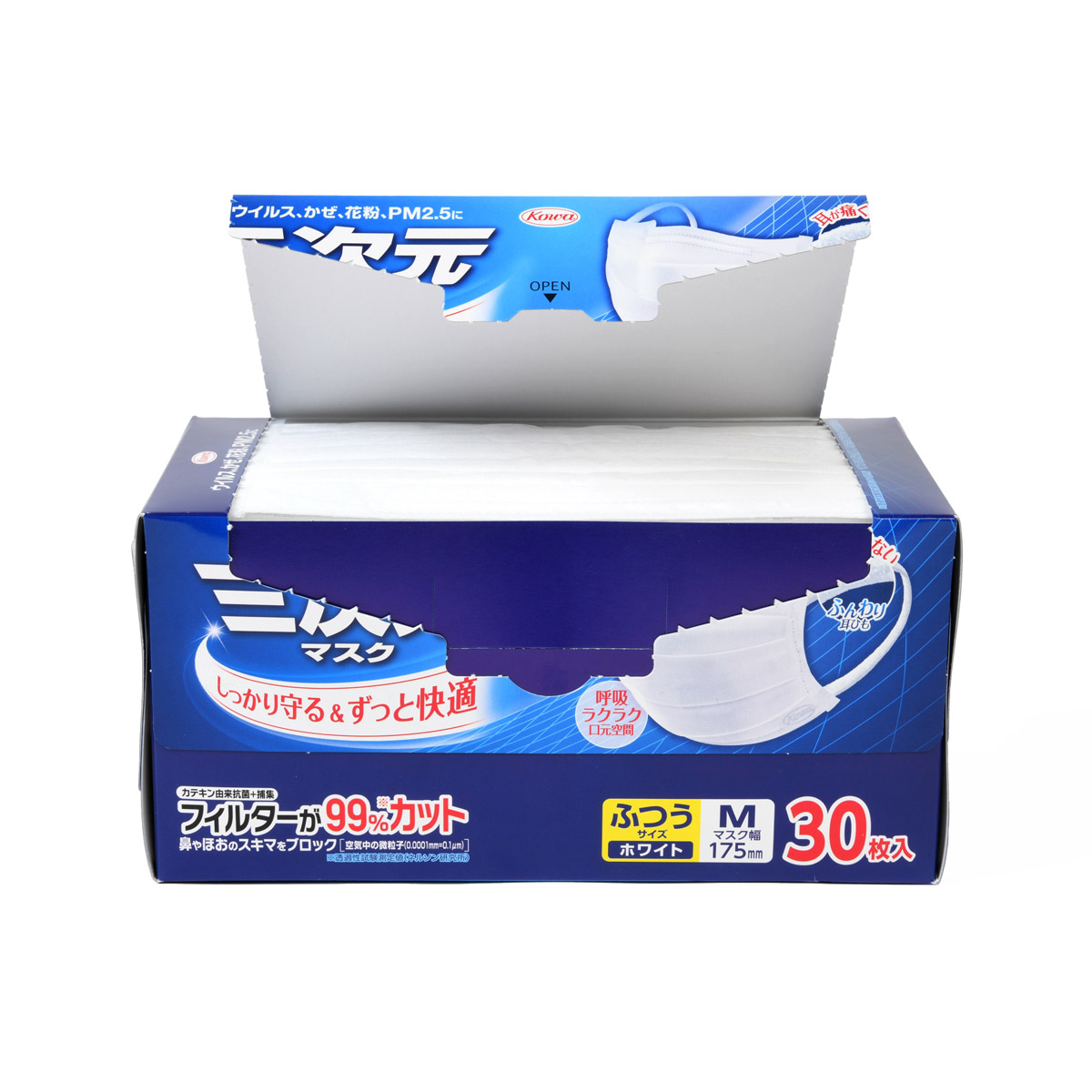 KOWA公式]三次元マスク 30枚入