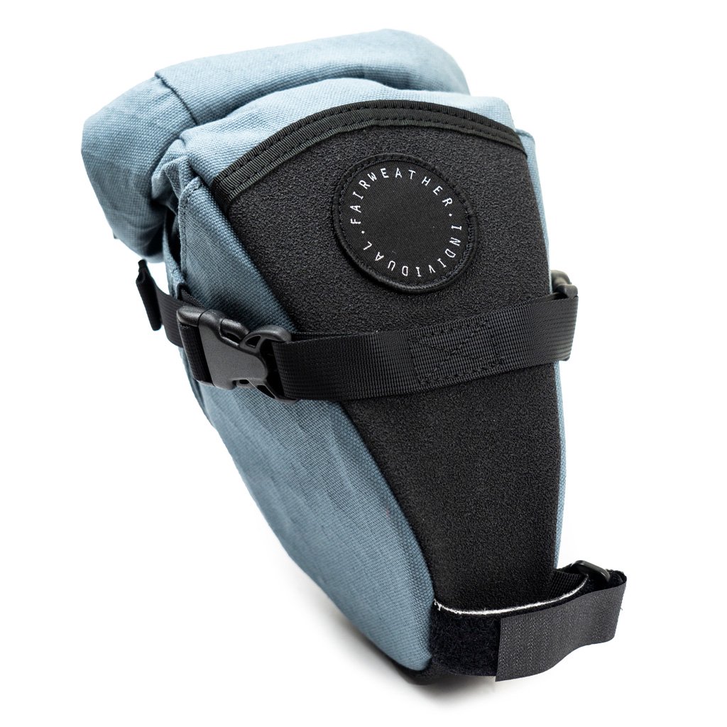 FAIRWEATHER seat bag mini (x-canvas/slate blue) - HAPPY BIKES