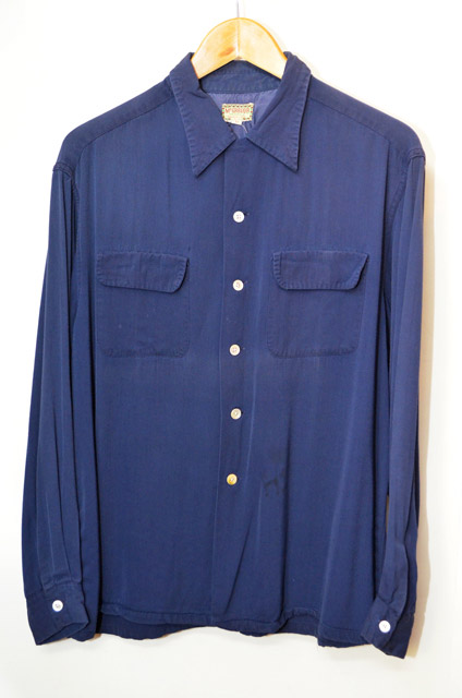 50's McGregor 単色レーヨンシャツshi-382｜VINTAGE / ヴィンテージ