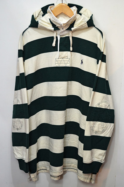 Polo Ralph Lauren ボーダー柄 ラガーパーカー - used&vintage box Hi