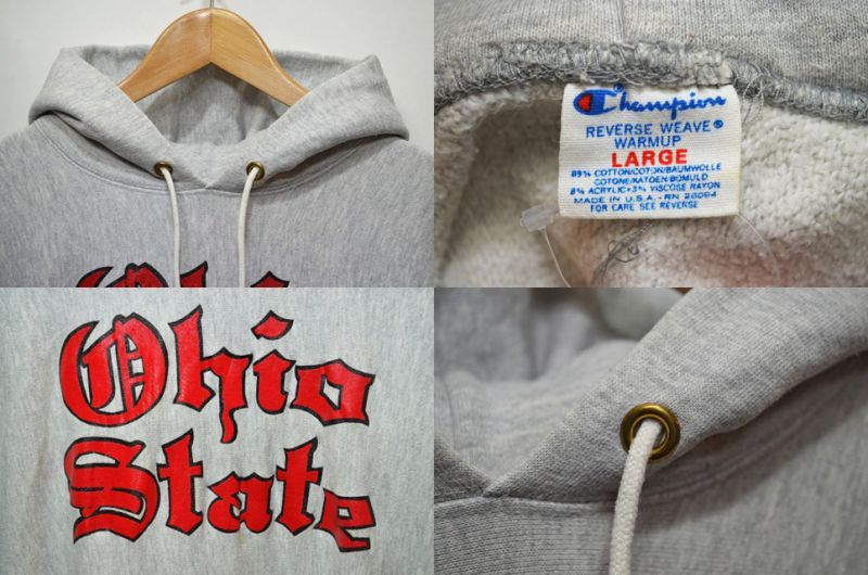 80's Champion リバースウィーブ パーカー “OHIO STATE