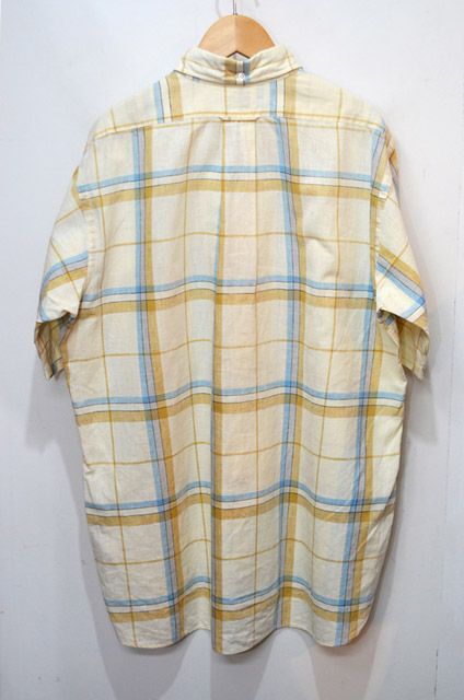 60's SEARS S/S 三点留めボタンダウンシャツ “マチ付き