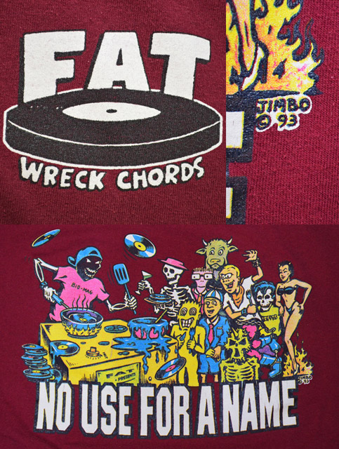 90's FAT WRECK CHORDS “NO USE FOR A NAME” Tシャツ - used&vintage