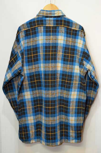 50's WINTER KING マチ付きネルシャツ - used&vintage box Hi-smile