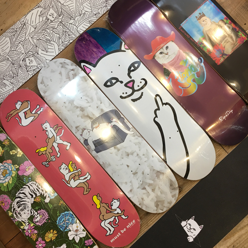 RIPNDIP新作デッキ入荷!!弾き音がきもてぃー（マッキーのおつとめ