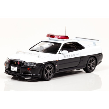 1/43 日産 スカイライン GT-R V-spec 2000 R34 埼玉県警察高速道路交通