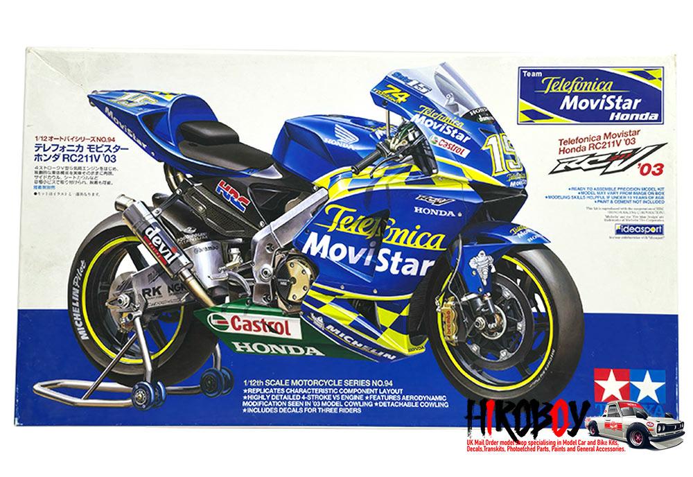 1:12 Honda RC211V Telefonica Movistar '03 14094 | TAM14094 | Tamiya