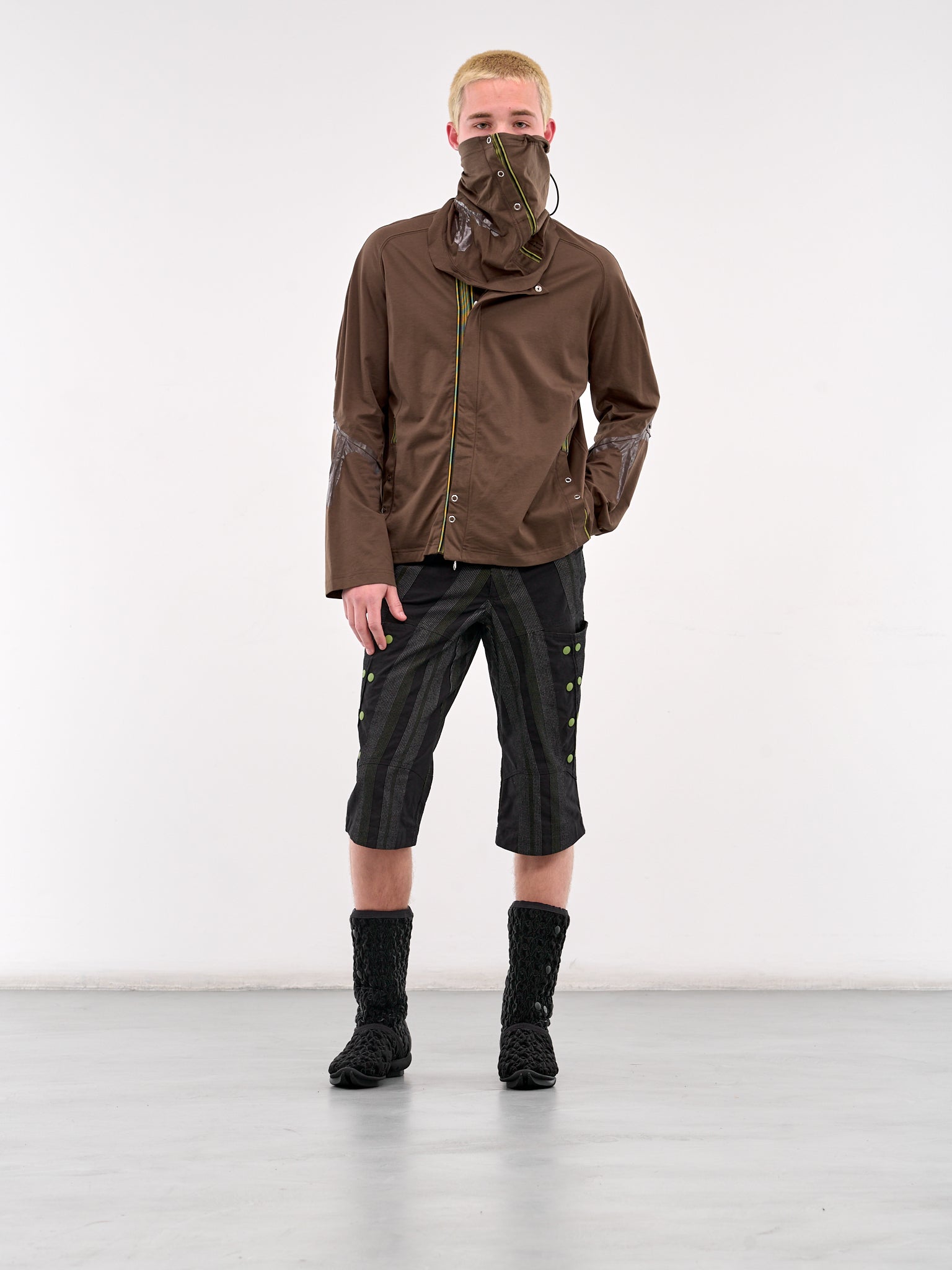 Alec K-Dart Jersey Jacket (TP05-88-BROWN-BLACK)