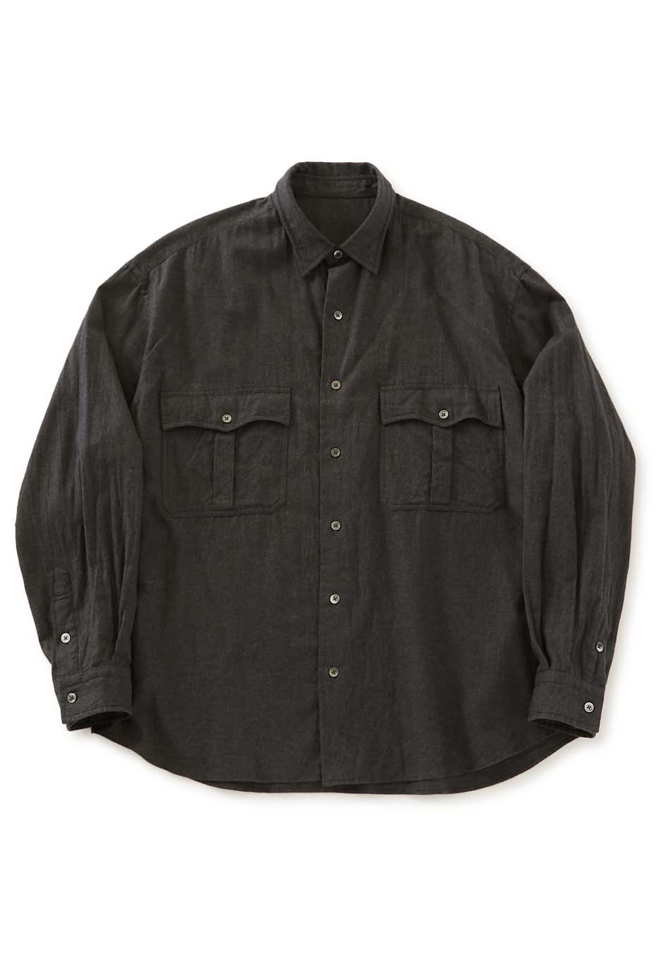 PORTER CLASSIC /ロールアップ フランネルシャツ | PORTER CLASSIC