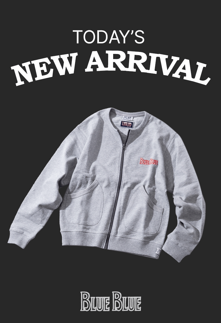 BLUE BLUE 圧縮ニットジャケット ハリラン 白アイボリー ブルーブルー