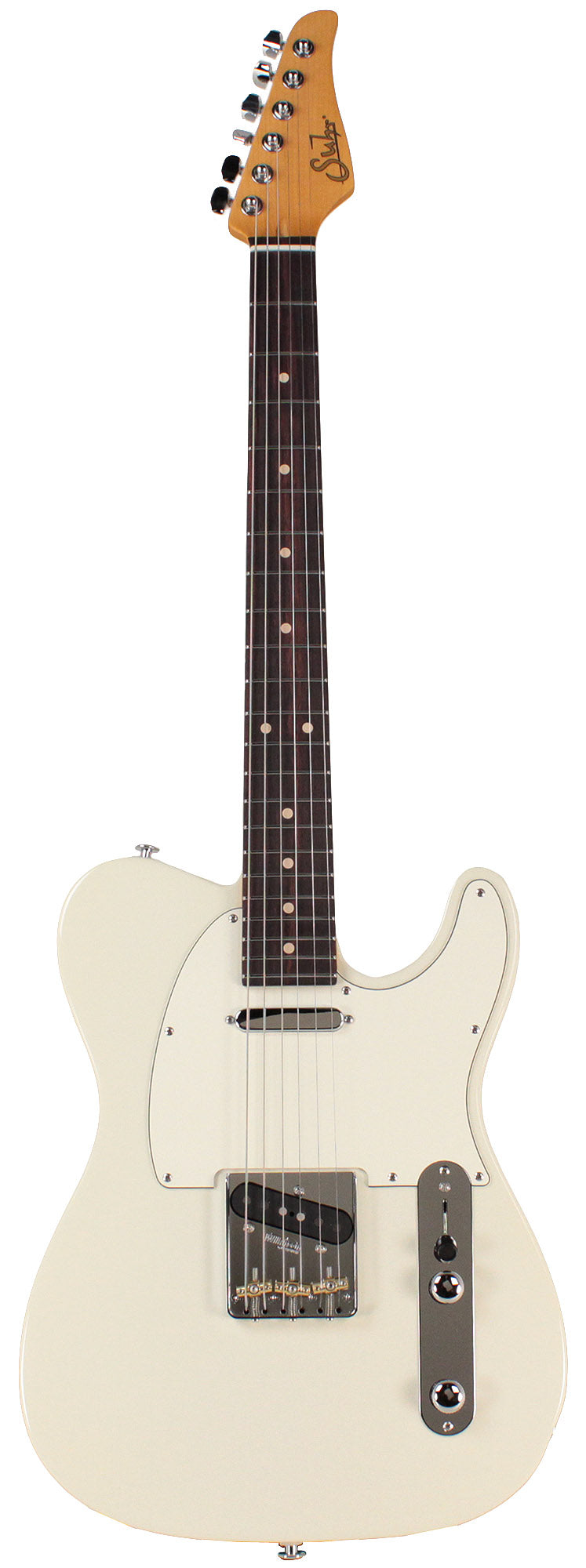 Suhr Classic T Guitar, Alder, Olympic White, Rosewood | Humbucker