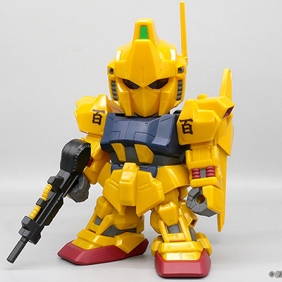 ジャンボソフビフィギュアSD MSN-00100 百式 限定・ゴールドバージョン