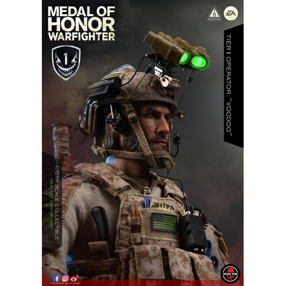 Medal of Honor Warfighter Tier One Operator Voodoo 1:6 figure