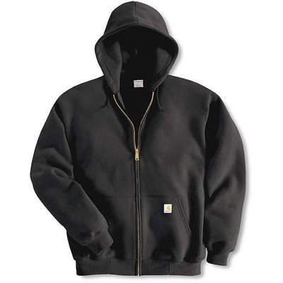 CARHARTT Hooded Sweatshirt, 2XL Tall, Black | Imperial Supplies