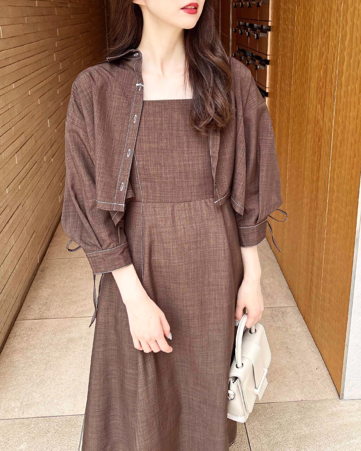 ドロストシャツ＋ワンピース／セットアップ｜INGNI(イング) 公式通販