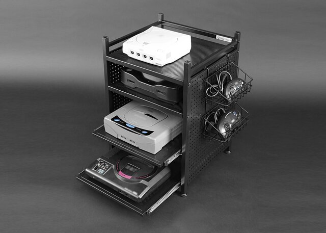 ゲーム機に特化した便利ラックが発売！収納、排熱、配線管理全てこれ1