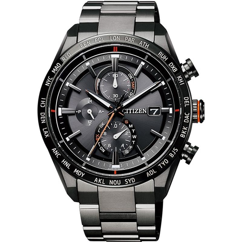 Citizen Men's ATTESA ACT Line Black Titanium Series Eco-Drive