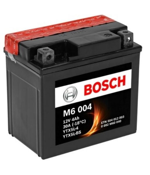 Bosch M6009 12V 6Ah AGM YTZ7S-BS (Yeni Tip FA117) Motosiklet Aküsü