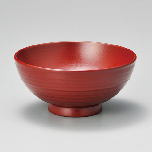 大椀 地の粉 溜/古代朱 木製 漆塗り 12-04702/04701 漆器の井助