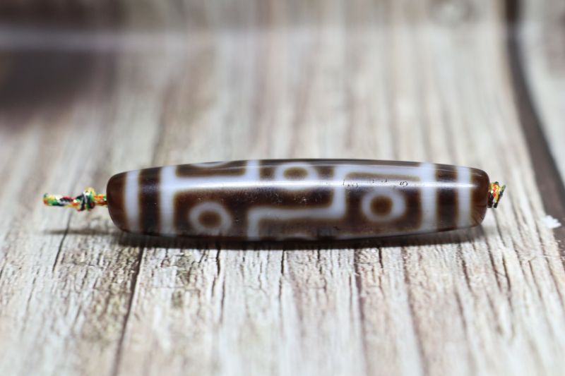 989 天珠 九眼天珠 魚鱗 龍鱗 蓮座 dzibeads！ 九眼翡翠清光 龍の鱗