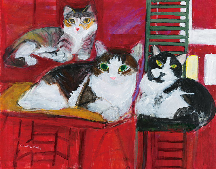 G.Itoya B1階 第25回 久下貴史個展 「あっちの猫、こっちの猫」 9月6日