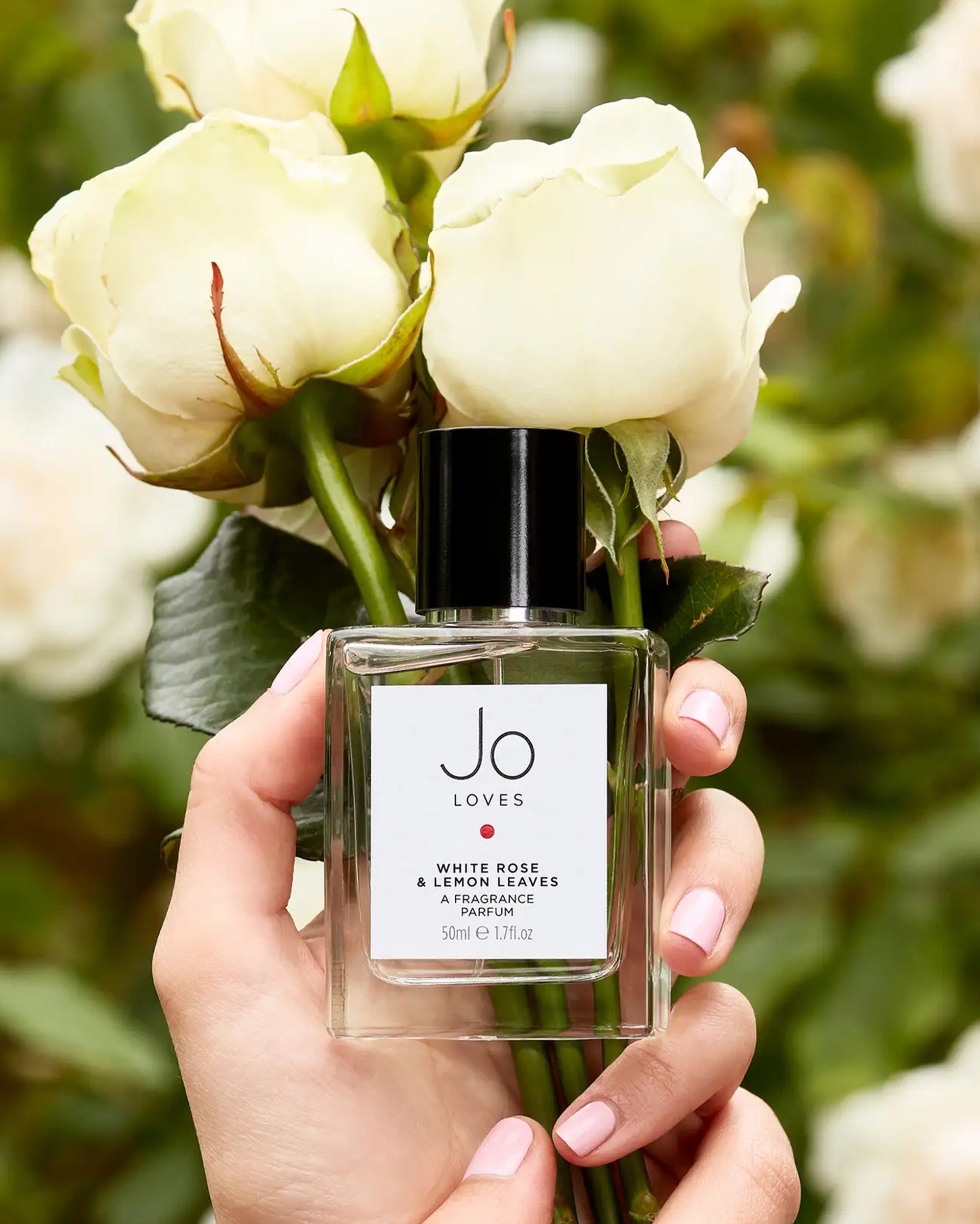Jo Loves | White Rose & Lemon Leaves A Fragrance | 50ml