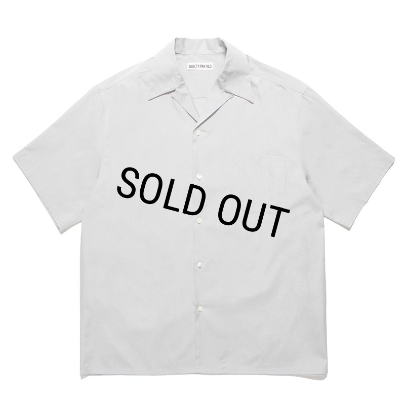 WACKO MARIA/TESSITURA MONTI / OPEN COLLAR SHIRT（GRAY）［オープン