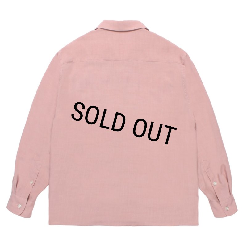 WACKO MARIA/50'S OPEN COLLAR SHIRT（PINK）［50'Sオープンカラー