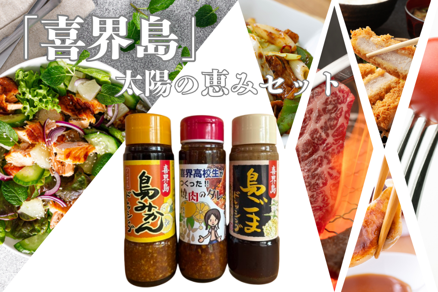 喜界島太陽の恵みセット（ドレッシングセット）: JA鹿児島県経済連