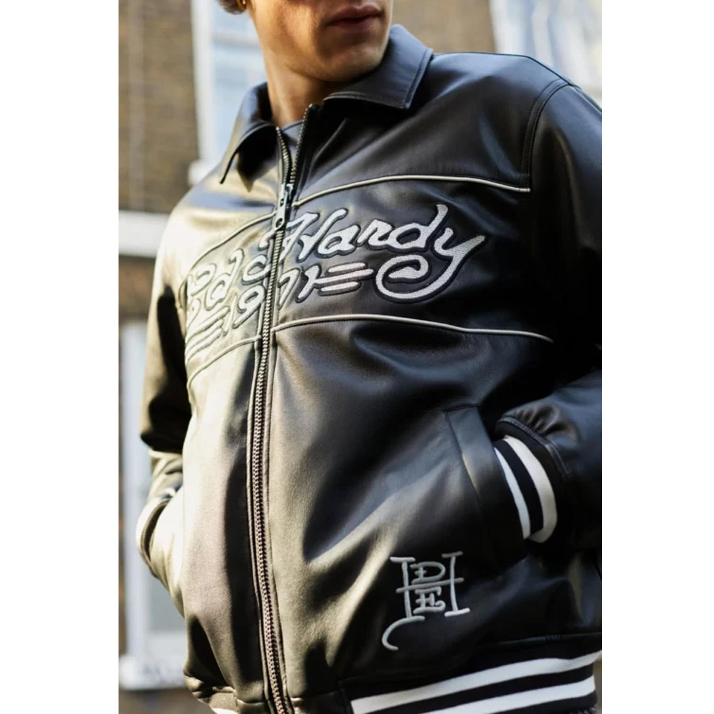 Doned Hardy 1971 Ed Hardy Leather Jacket