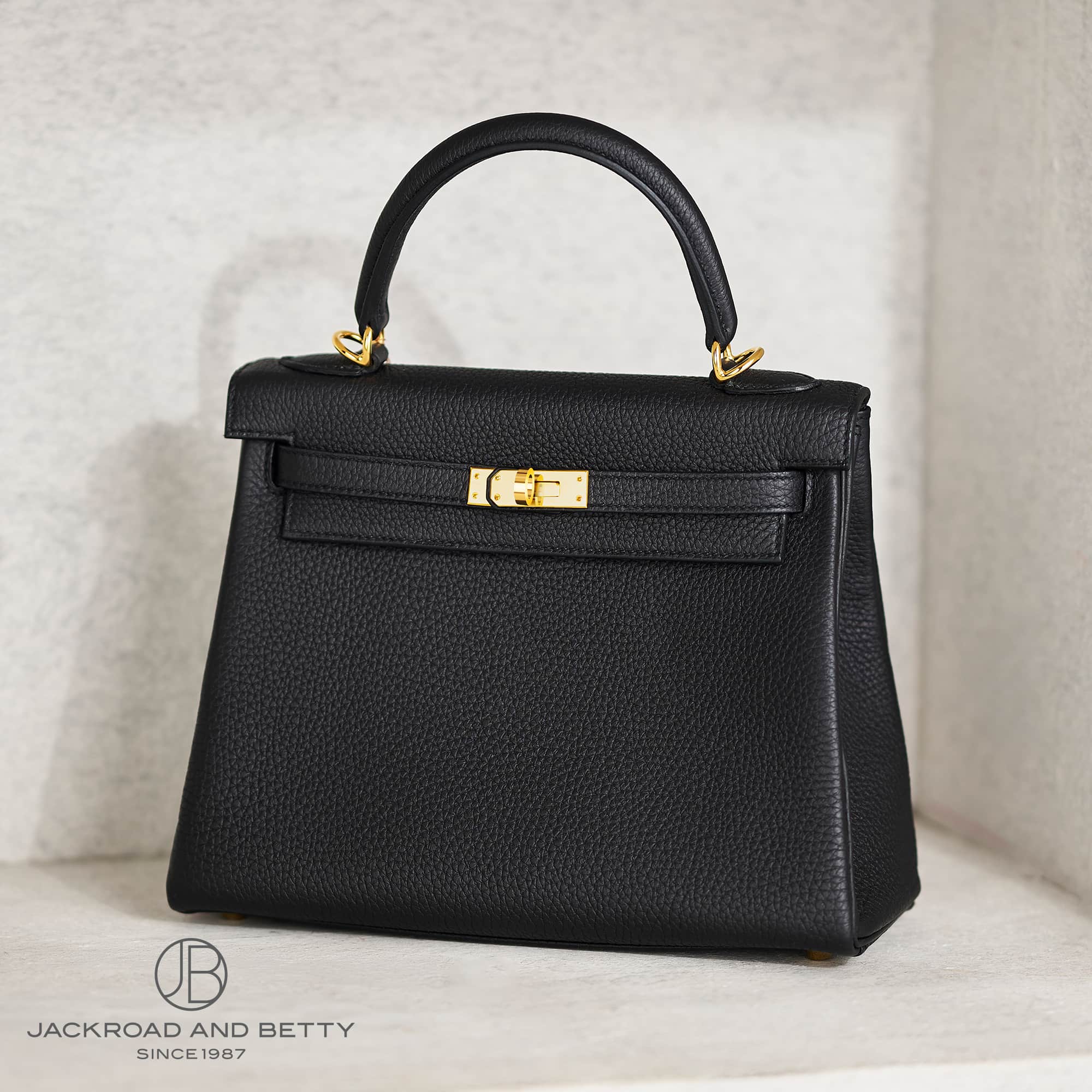 ケリー25 内縫い ノワール ブラック 黒[] Kelly25 | エルメス 新品