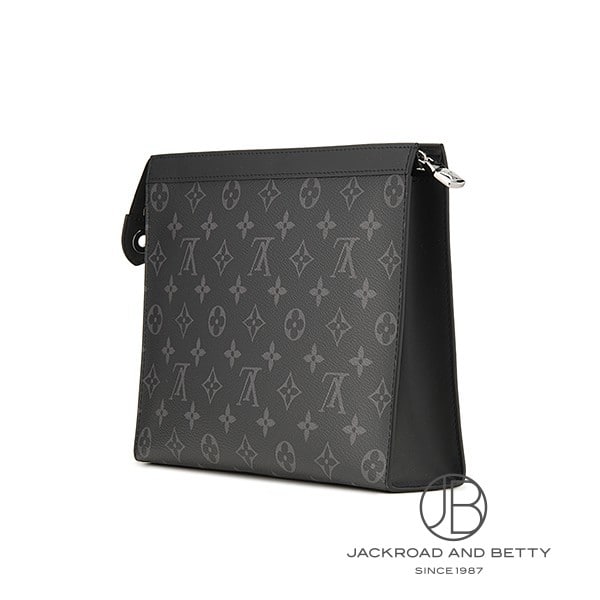 ポシェット ヴォワヤージュMM モノグラム エクリプス ブラック 黒