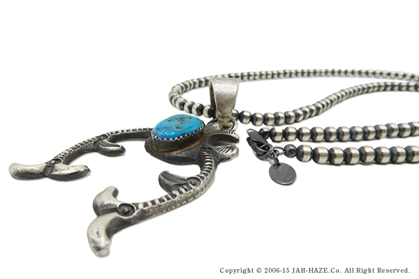 INDIAN JEWELRY ナバホ族|ナジャ|ナバホパール|ネックレス|60cm