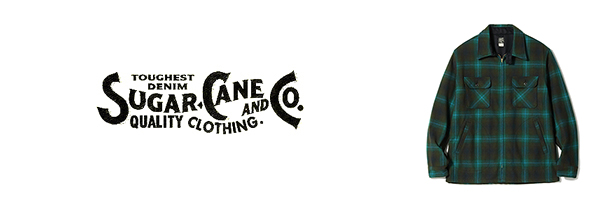 SUGAR CANE FICTION ROMANCE シュガーケーン オンブレチェック|ジップ