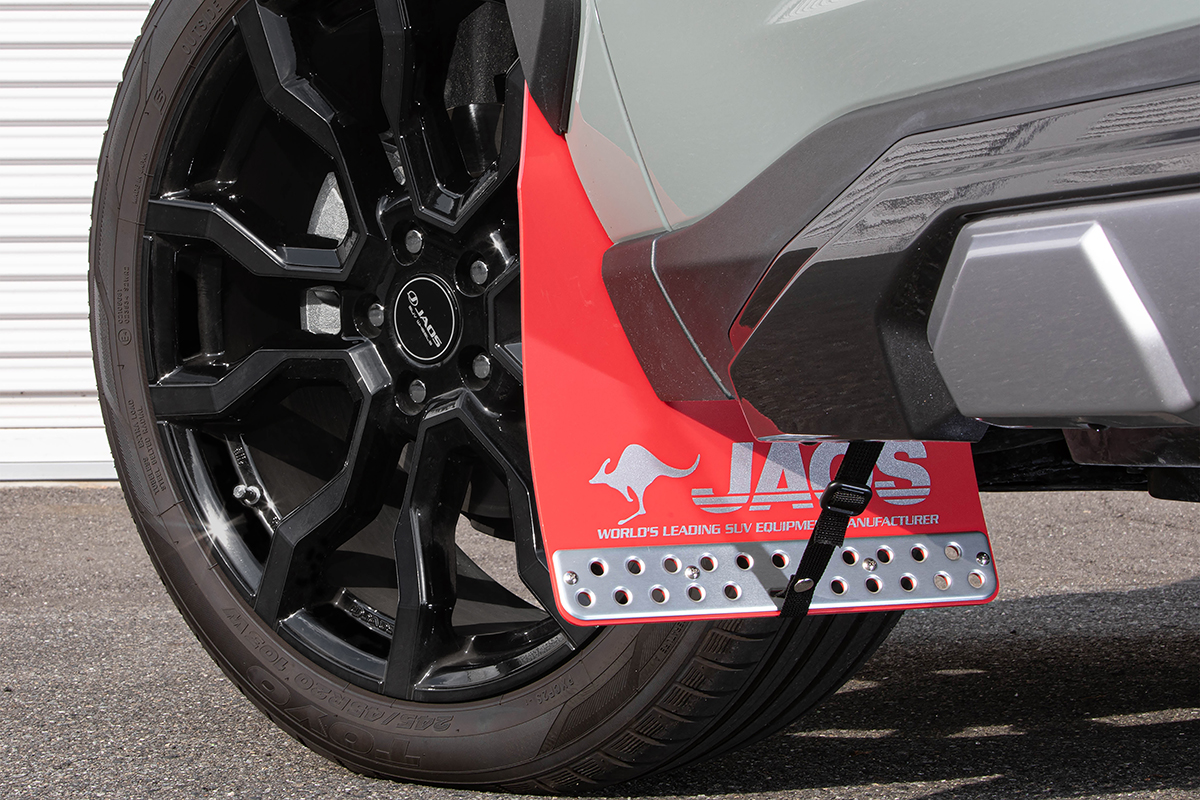 JAOS マッドガードⅢ フロントセット レッド RAV4 50系 Adventure