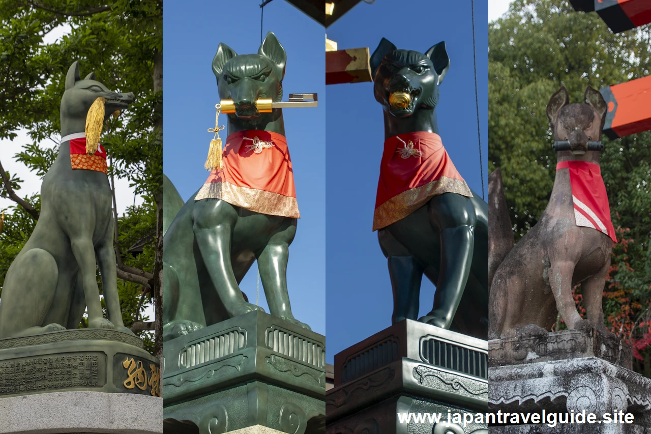 伏見稲荷大社の狐の石像について | 日本の観光名所ガイドマップ