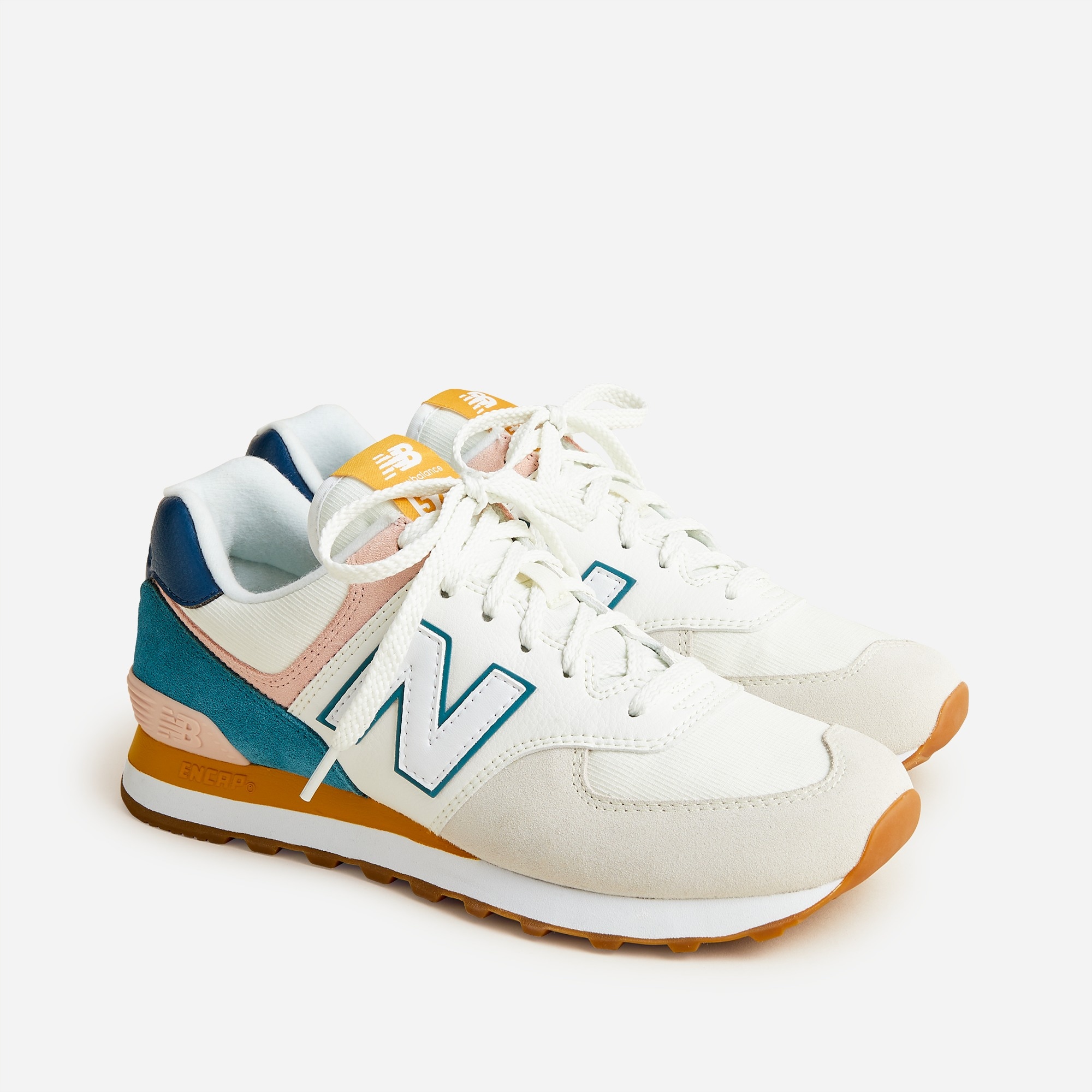 New Balance® X J.Crew 574 Sneakers In Colorblock For Women | J.Crew