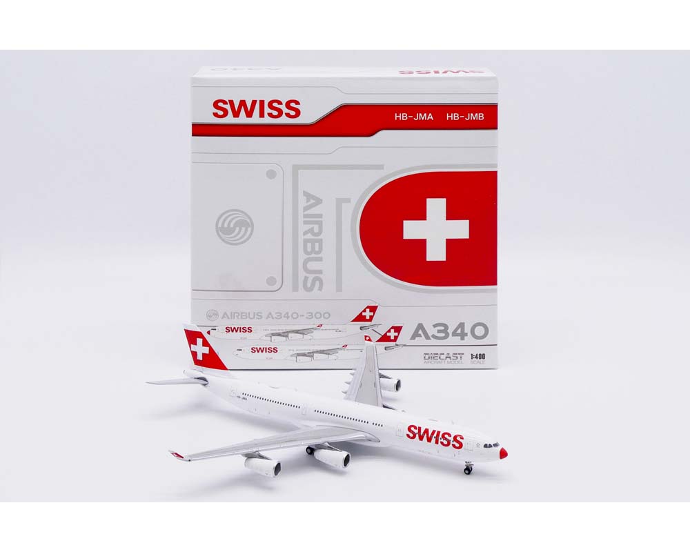 www.JetCollector.com: Swiss A340-300 Red Nose HB-JMA 1:400 Scale