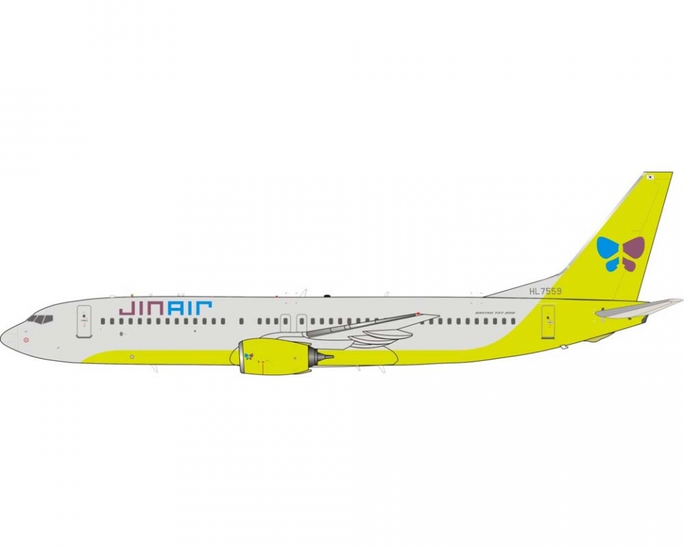 www.JetCollector.com: Jin Air B737-800 w/stand HL7559 1:200 Scale