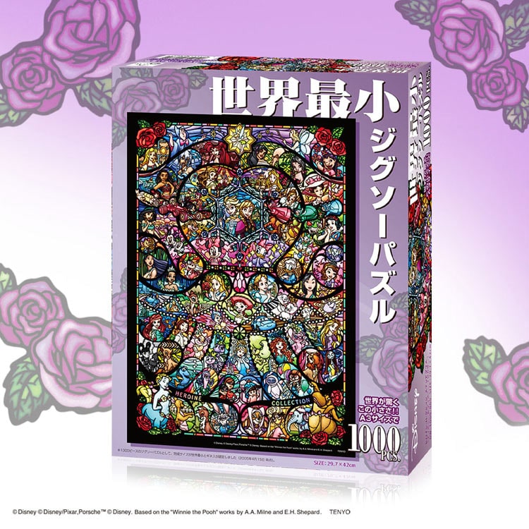 TEN-DW1000-865 ディズニー ヒロインコレクションステンドグラス
