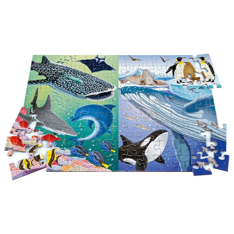 KMN-JP-56 STEP5 大自然の動物たち 96/117/140ピース くもん出版 の