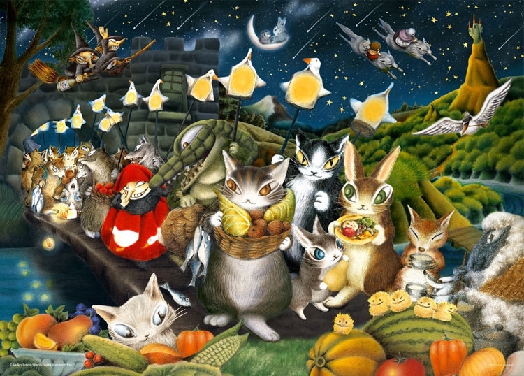 YAM-05-1099 わちふぃーるど カシガリ山の収穫祭 500ピース やのまん