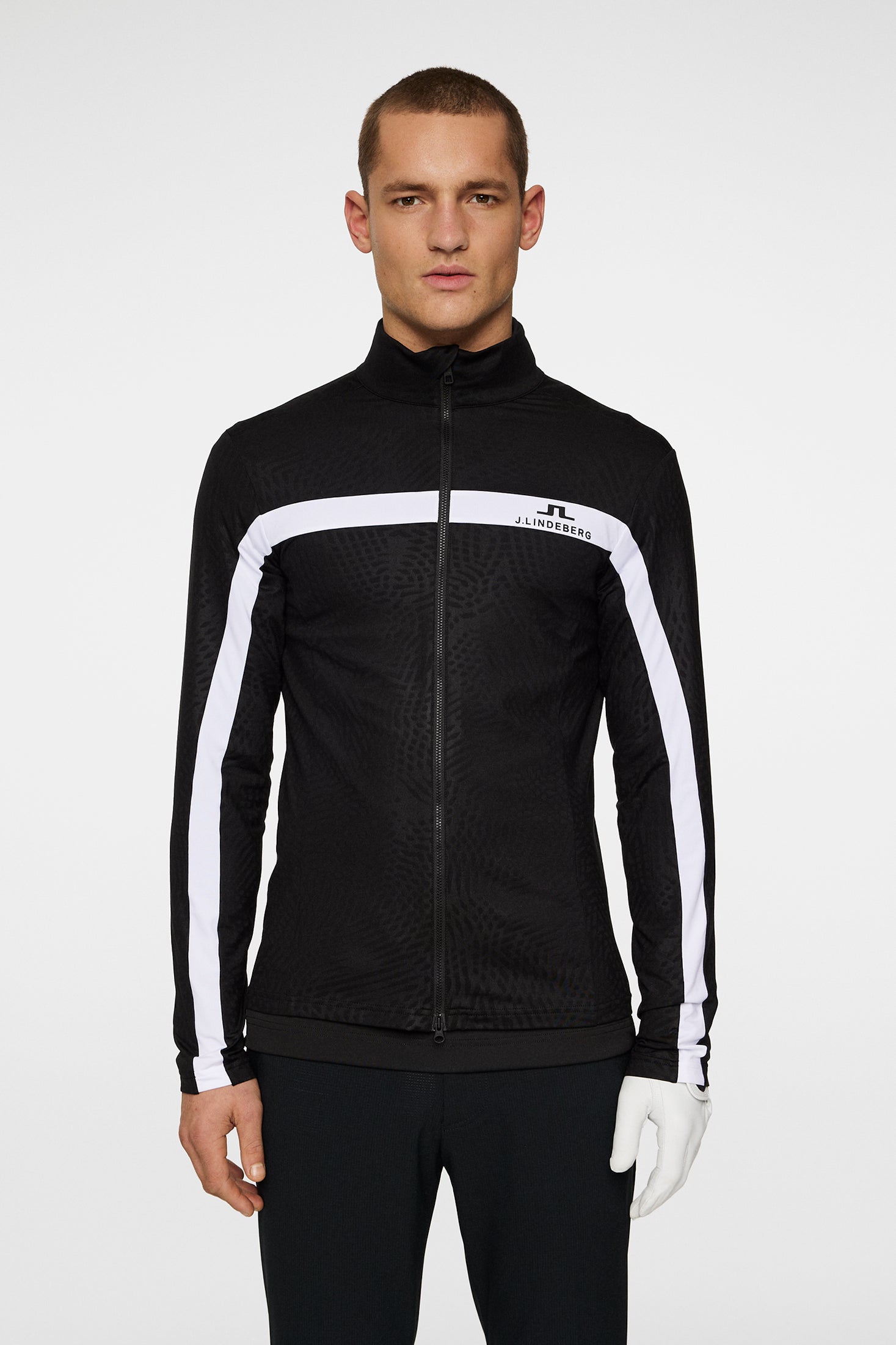 Jarvis Tour Mid Layer / Azalea Wave Black – J.Lindeberg