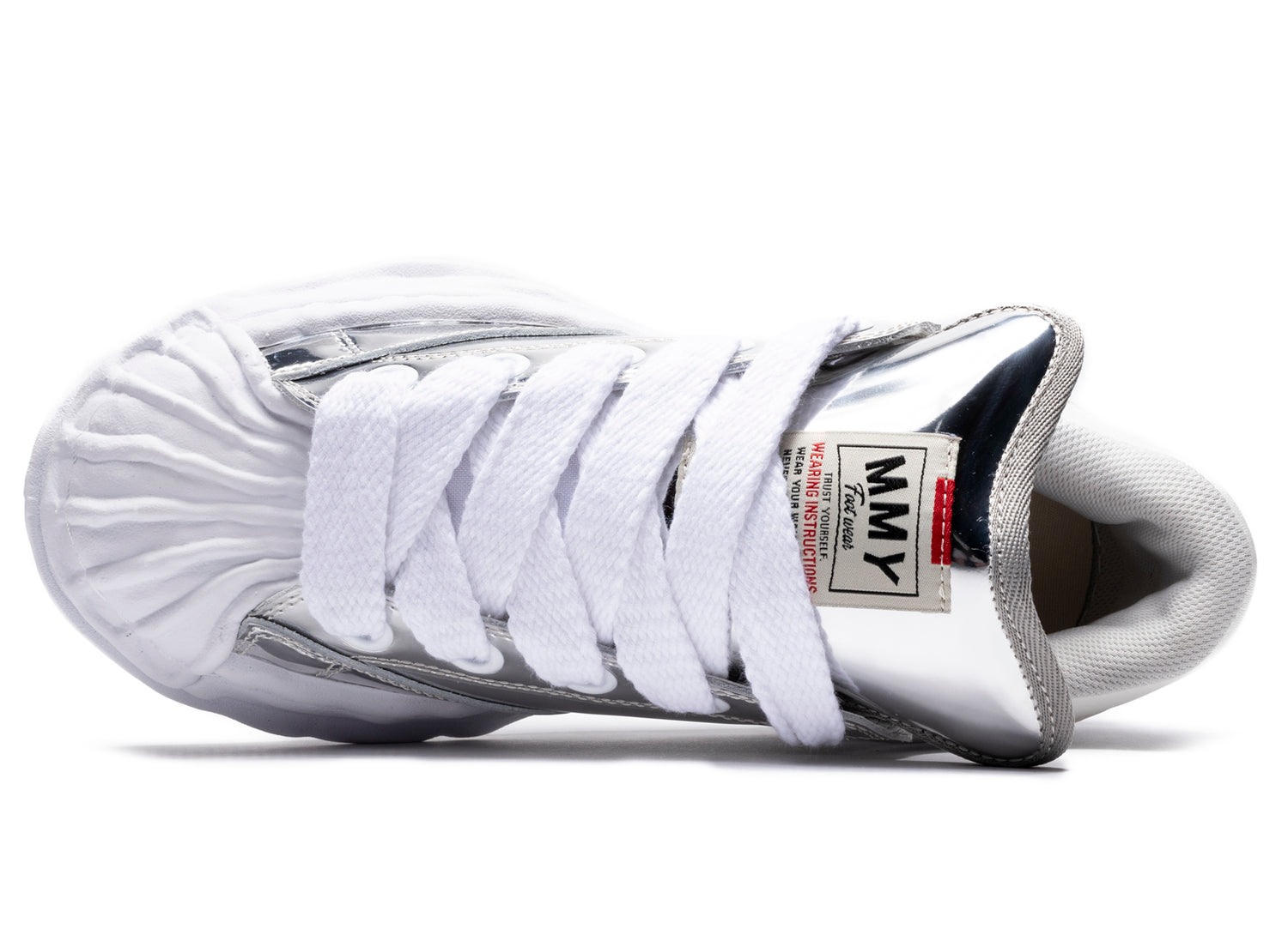 Maison Mihara Yasuhiro Blakey Low in Silver Metallic – Oneness